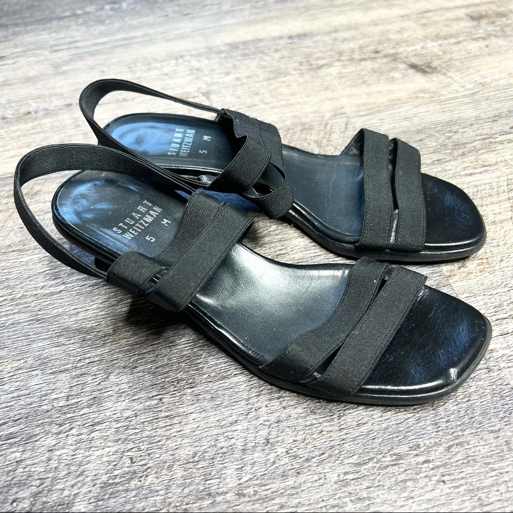 STUART WEITZMAN Elastic Fabric Sandals